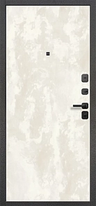 Входная металлическая дверь Форпост 7 Штамп Букле Графит Перламутр купить в Беларуси