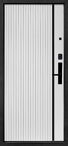 Входная металлическая дверь МеталЮр М9 S-11 Velluto Bianco Электронный замок купить в Беларуси