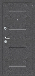 Входная металлическая дверь Эльпорта PORTA R 104.П28 Антик Серебро/Wenge Veralinga  купить в Беларуси