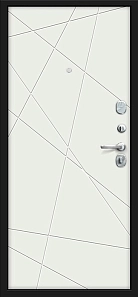 Входная металлическая дверь Эльпорта PORTA S 15.15 Graphite Pro/Super White  купить в Беларуси