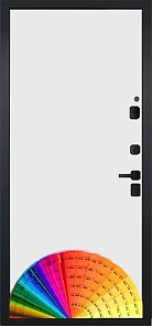 Входная металлическая дверь Гранит Континент 49 (под покраску) (860 правая) купить в Беларуси