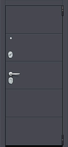 Входная металлическая дверь Эльпорта PORTA R 4/K41 Graphite Pro/Nardo Grey купить в Беларуси