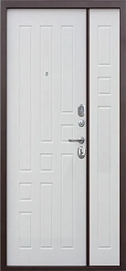 Входная металлическая дверь Гарда 7.5 Медный антик Белый ясень купить в Беларуси